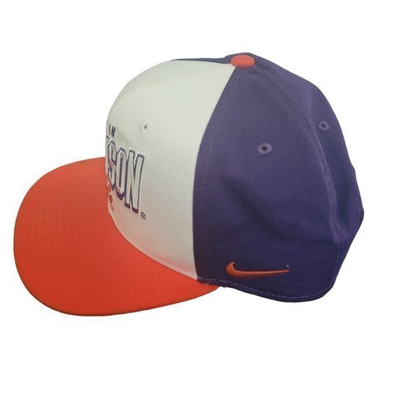 Nike ‎ Pro 1 Size Clemson Tigers Adjustable Snapback Hat - Picture 4 of 8